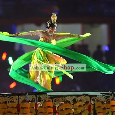 Beijing Olympic Games Opening Ceremony 473 Inches Silk Dance Ribbon