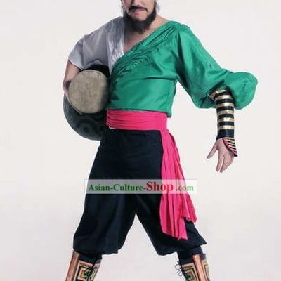 Chinese Drummer Dance Costumes Complete Set
