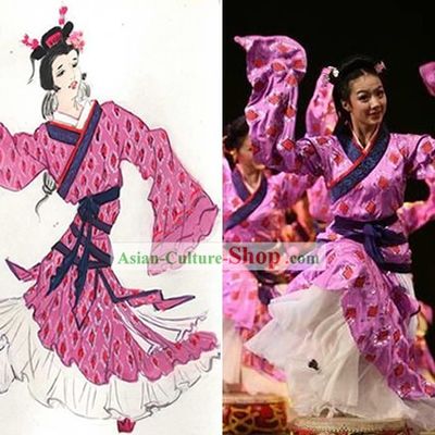 Chinese Classical Dancing Hanfu Costumes for Women