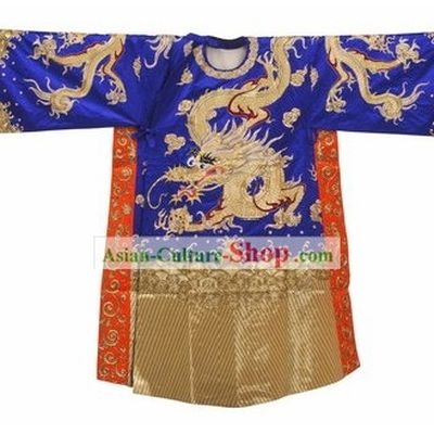 Beijing Opera Wusheng Dragon Playing Ball Mang Robe