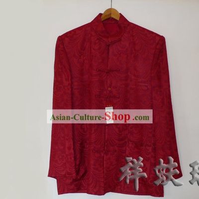 Traditional Rui Fu Xiang Silk Tang Wedding Suit for Men