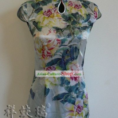 Rui Fu Xiang Silk Qipao Top for Women
