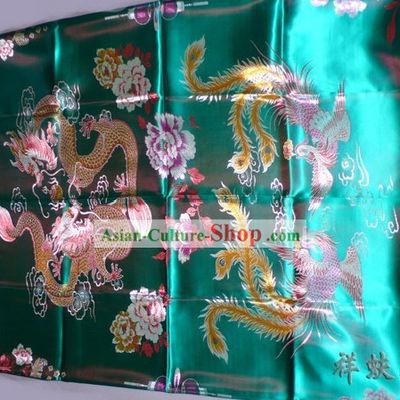 Rui Fu Xiang Dragon Phoenix Brocade Bedcover
