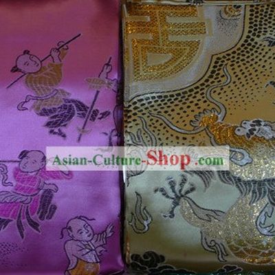 Rui Fu Xiang Traditional Chinese Wedding Brocade Bedcover