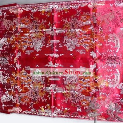 Rui Fu Xiang Traditional Chinese Wedding Hundreds of Children Brocade Quilt Cover