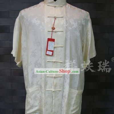 Rui Fu Xiang Silk Dragon Tang Shirt for Men