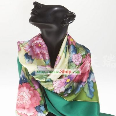Chinese Beijing Rui Fu Xiang Silk Scarf