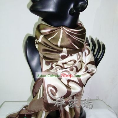 Chinese Beijing Rui Fu Xiang Silk Scarf