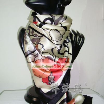 Chinese Beijing Rui Fu Xiang Silk Scarf