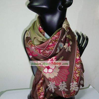 Chinese Silk Beijing Rui Fu Xiang Scarf for Women