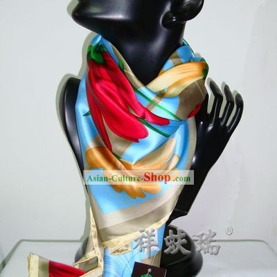 Chinese Silk Beijing Rui Fu Xiang Scarf for Women
