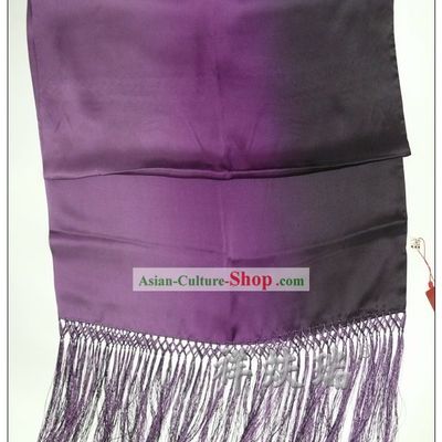 Chinese Rui Fu Xiang Color Transition Silk Scarf