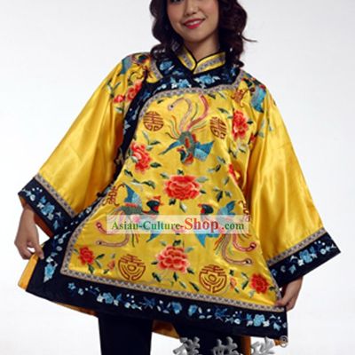 Traditional Chinese Rui Fu Xiang Hand Embroidered Garment for Women