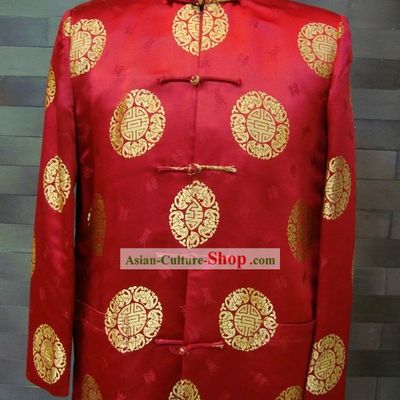 Traditional Chinese Famous Time-honored Rui Fu Xiang Wedding Dress for Men
