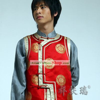 Traditional Chinese Rui Fu Xiang Wedding Jacket for Men