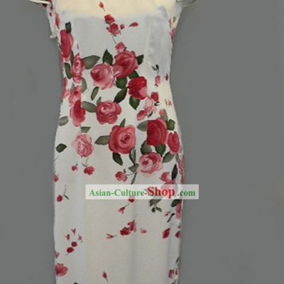 Beijing Silk Red Chi Pao for Women