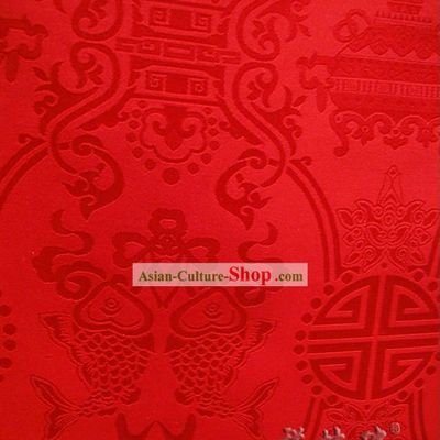 Chinese Classic Beijing Rui Fu Xiang Silk Fabric