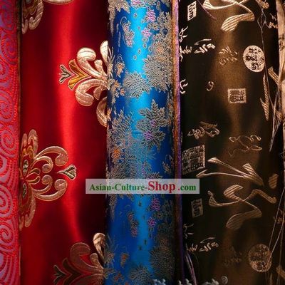 Traditional Chinese Beijing Rui Fu Xiang Silk Fabric