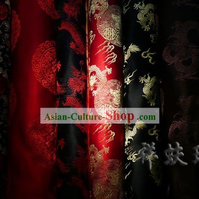 Traditional Chinese Beijing Rui Fu Xiang Silk Fabric