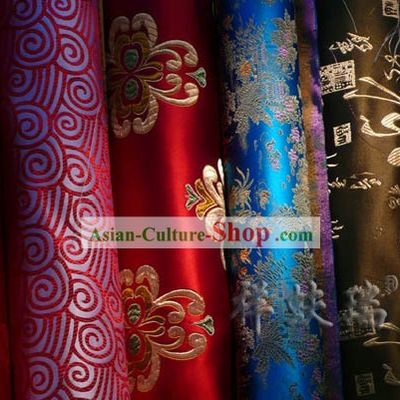 Traditional Chinese Beijing Rui Fu Xiang Silk Fabric