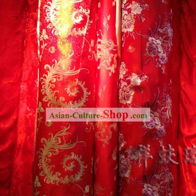 Traditional Chinese Beijing Rui Fu Xiang Silk Fabric