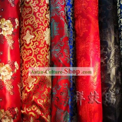 Traditional Chinese Beijing Rui Fu Xiang Silk Fabric