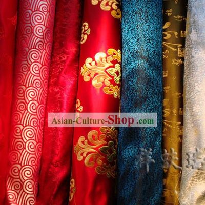Traditional Chinese Beijing Rui Fu Xiang Silk Fabric