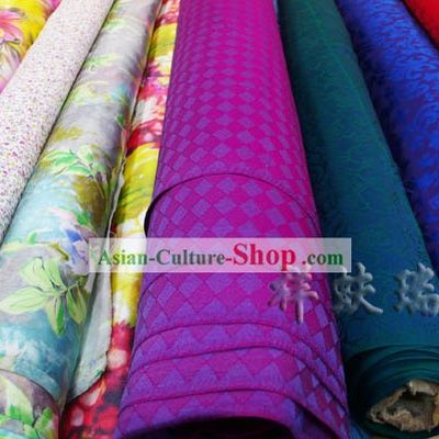 Traditional Chinese Beijing Rui Fu Xiang Silk Fabric