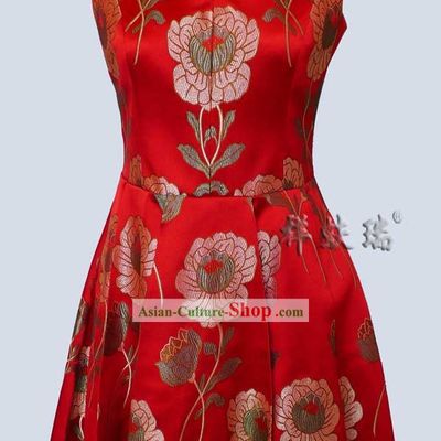 Famous Time-honored Rui Fu Xiang Silk Dragon Blouse for Women