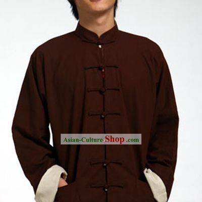 Famous Time-honored Rui Fu Xiang Flax Tang Suit for Men