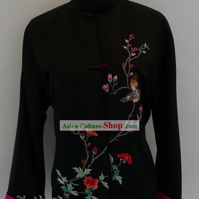 Beijing Rui Fu Xiang Silk Embroidered Tang Suit for Women