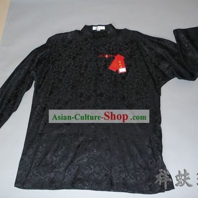 Famous Time-honored Rui Fu Xiang Silk Dragon Blouse for Men