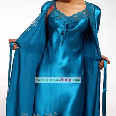 Chinese Rui Fu Xiang Silk Pajama for Women