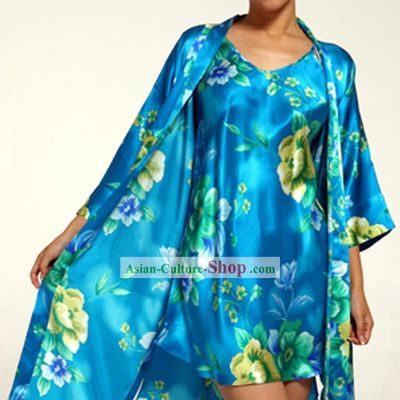 Chinese Rui Fu Xiang Silk Pajama for Women