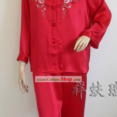 Beijing Rui Fu Xiang Silk Wedding Pajama for Bride