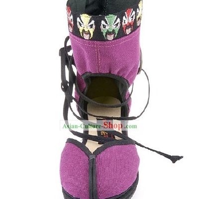 Traditional Chinese Opera Masks Summer Cloth Shoes