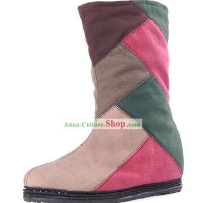 Traditional Chinese Handmade Cloth Boots