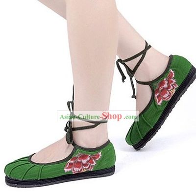 Traditional Chinese Handmade Dance Cloth Shoes