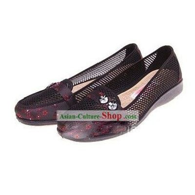 Traditional Chinese Beijing Bu Ying Zhai Sandals for Women