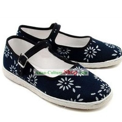 Chinese Handmade Bu Ying Zhai Cloth Shoes for Women