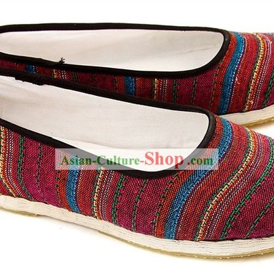 Traditional Chinese Beijing Bu Ying Zhai Cloth Shoes for Women