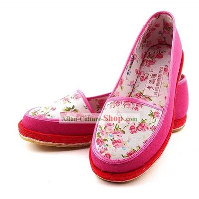 Chinese Classic Handmade Bu Ying Zhai Cloth Shoes for Women