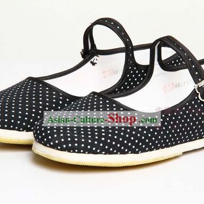 Chinese Classic Handmade Bu Ying Zhai Cloth Shoes for Women