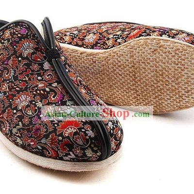 Chinese Handmade Bu Ying Zhai Winter Cotton Shoes