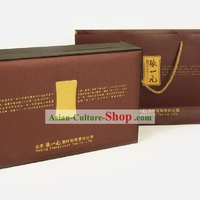 Chinese Zhang Yiyuan Zhanhong Longjing Tieguanyin and Flower Tea in Gift Package