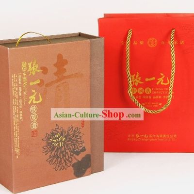 Chinese Zhang Yiyuan Anxi Tie Guanyin Tea Leaf in Gift Package