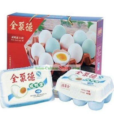 Chinese Quanjude Salty Duck Eggs 30 Pieces Set