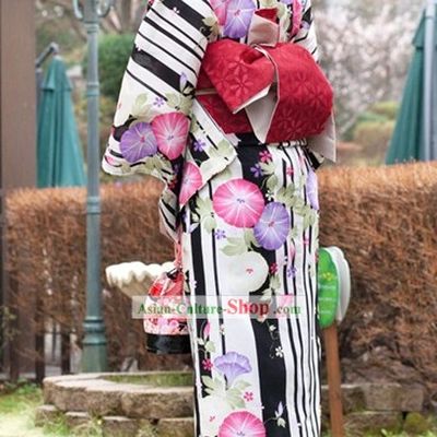 Japanese Yukata Kimono Complete Set for Women