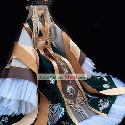 Traditional Japanese Emperor Kimono Set for Men