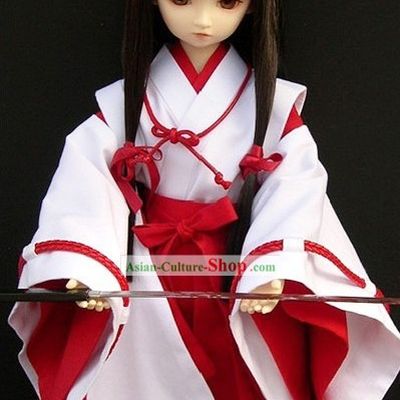 Traditional Japanese Kendoist Kimono Costumes Complete Set